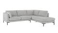 Rowico Home Corwin Corner Sofa 2.5+2.5-Seater Open End Right Max #60 Light Grey 266x226x83 cm