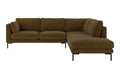 Rowico Home Corwin Corner Sofa 2.5+2.5-Seater Open End Right Max #14 Yellow-Green 266x226x83 cm