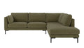 Rowico Home Corwin Corner Sofa 2.5+2.5-Seater Open End Right Max #88 Dark Green 266x226x83 cm