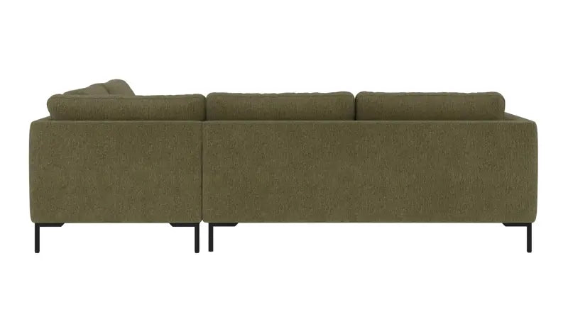 Rowico Home Corwin Corner Sofa 2.5+2.5-Seater Open End Right Max #88 Dark Green 266x226x83 cm