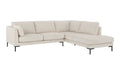 Rowico Home Corwin Corner Sofa 2.5+2.5-Seater Open End Right Anna #20 Ivory 266x226x83 cm