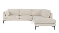Rowico Home Corwin Corner Sofa 2.5+2.5-Seater Open End Right Anna #20 Ivory 266x226x83 cm