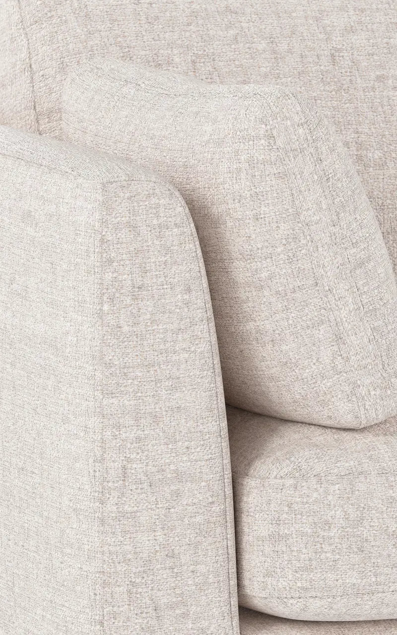 Rowico Home Corwin Corner Sofa 2.5+2.5-Seater Open End Right Oscar #1 Light Beige 266x226x83 cm