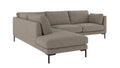 Rowico Home Corwin Corner Sofa 2.5+2.5-Seater Open End Left Oscar #13 Light Brown 266x226x83 cm
