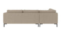 Rowico Home Corwin Corner Sofa 2.5+2.5-Seater Open End Left Sandra #904 Dark Beige 266x226x83 cm