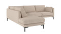 Rowico Home Corwin Corner Sofa 2.5+2.5-Seater Open End Left Sandra #903 Light Beige 266x226x83 cm