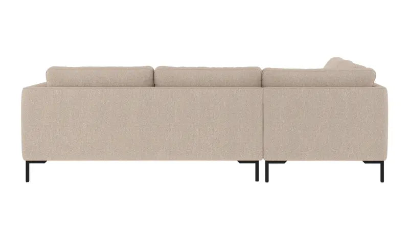 Rowico Home Corwin Corner Sofa 2.5+2.5-Seater Open End Left Sandra #903 Light Beige 266x226x83 cm