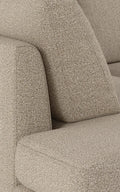 Rowico Home Corwin Corner Sofa 2.5+2.5-Seater Open End Left Sandra #904 Dark Beige 266x226x83 cm