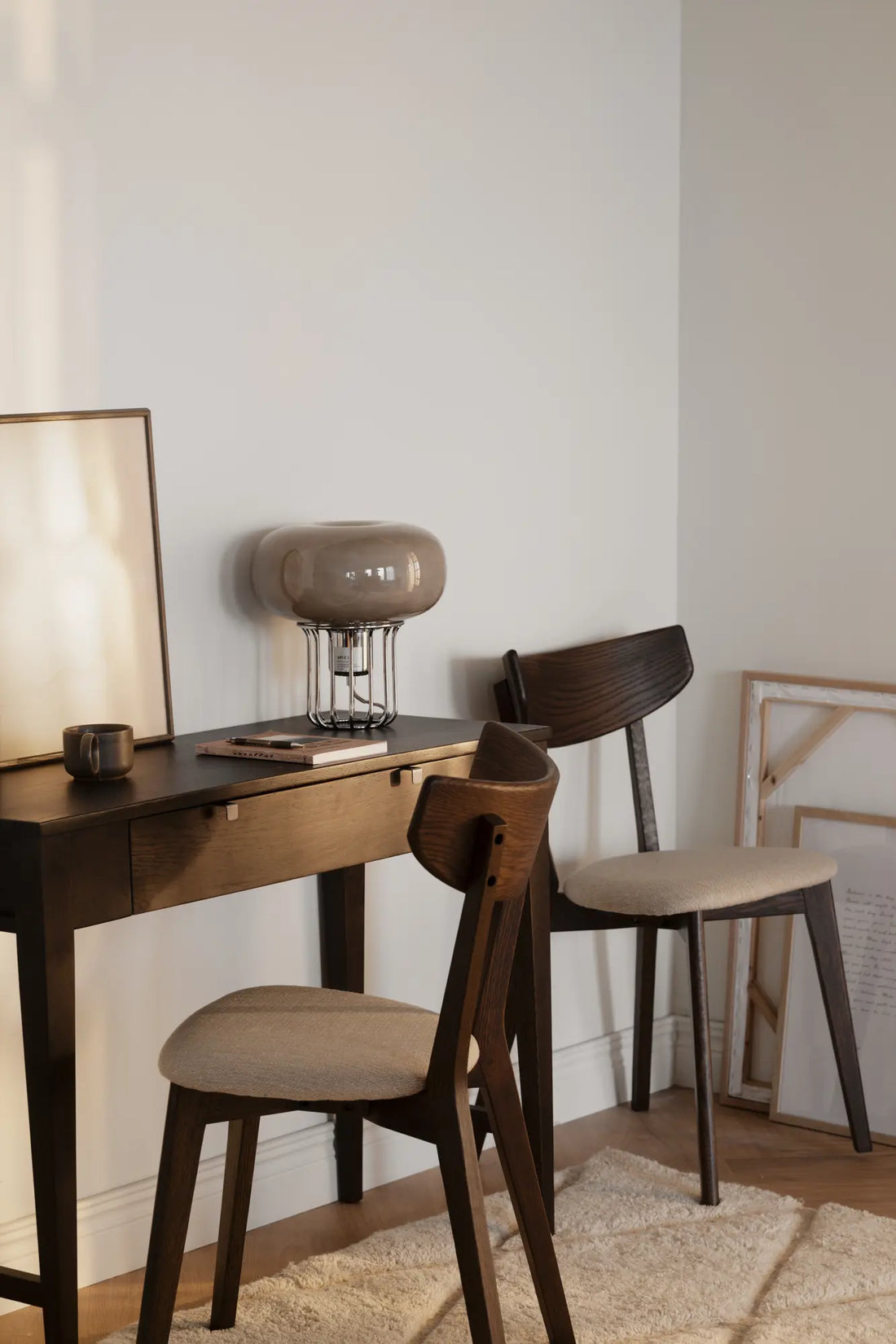 RO Confetti Console Table Brown