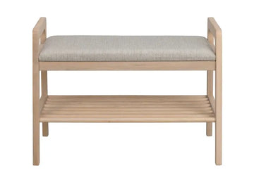 RO INVERNESS BENCH WHITEWASH/BEIGE