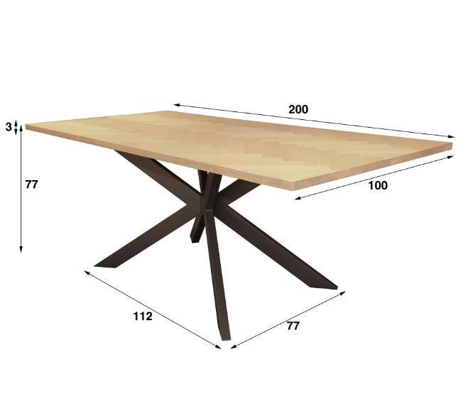 ZI Brooks Dining Table Natural
