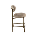 Emmo Design Round Bar Stool Cargo Sand-Brown Set of 2