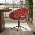 Emmo Design Swivel Armchair Cupa Delviro Burgundy Set of 2