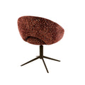 Emmo Design Swivel Armchair Cupa Delviro Burgundy Set of 2
