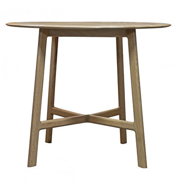 GA Madrid Round Dining Table Oak