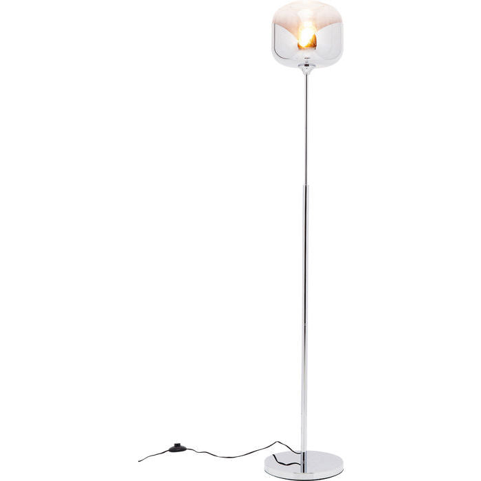 Floor Lamp Chrome Goblet Ball
