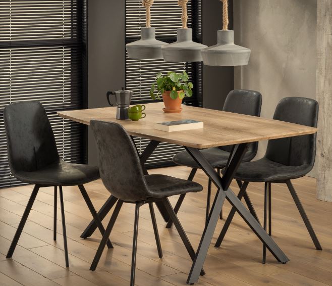 ZI Fiona Dining Table 160cm Oak Antique