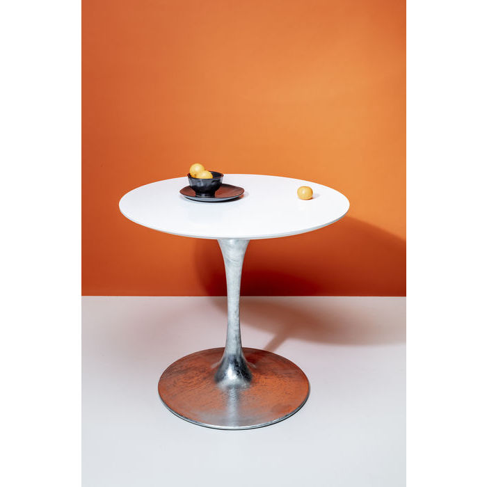 Table Invitation Set White Zinc Ø90cm