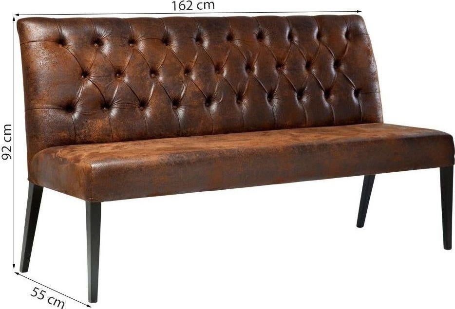 Bench Econo Buttons Vintage 162 cm