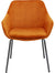 RAVELLO Chair with Armrest Avignon Orange