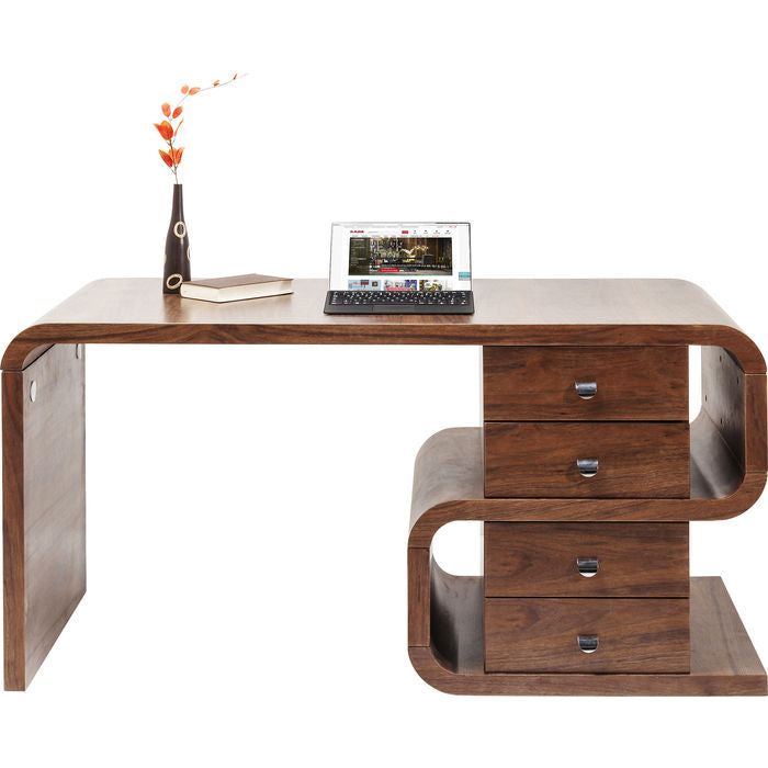 Desk Soft Snake Walnut 150x70cm