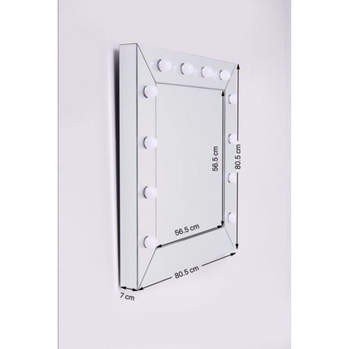 Mirror Make Up Square 81x81cm