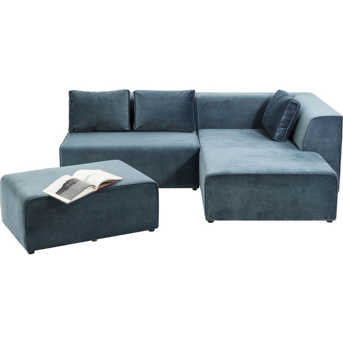 Sofa Infinity Velvet Ocean Right
