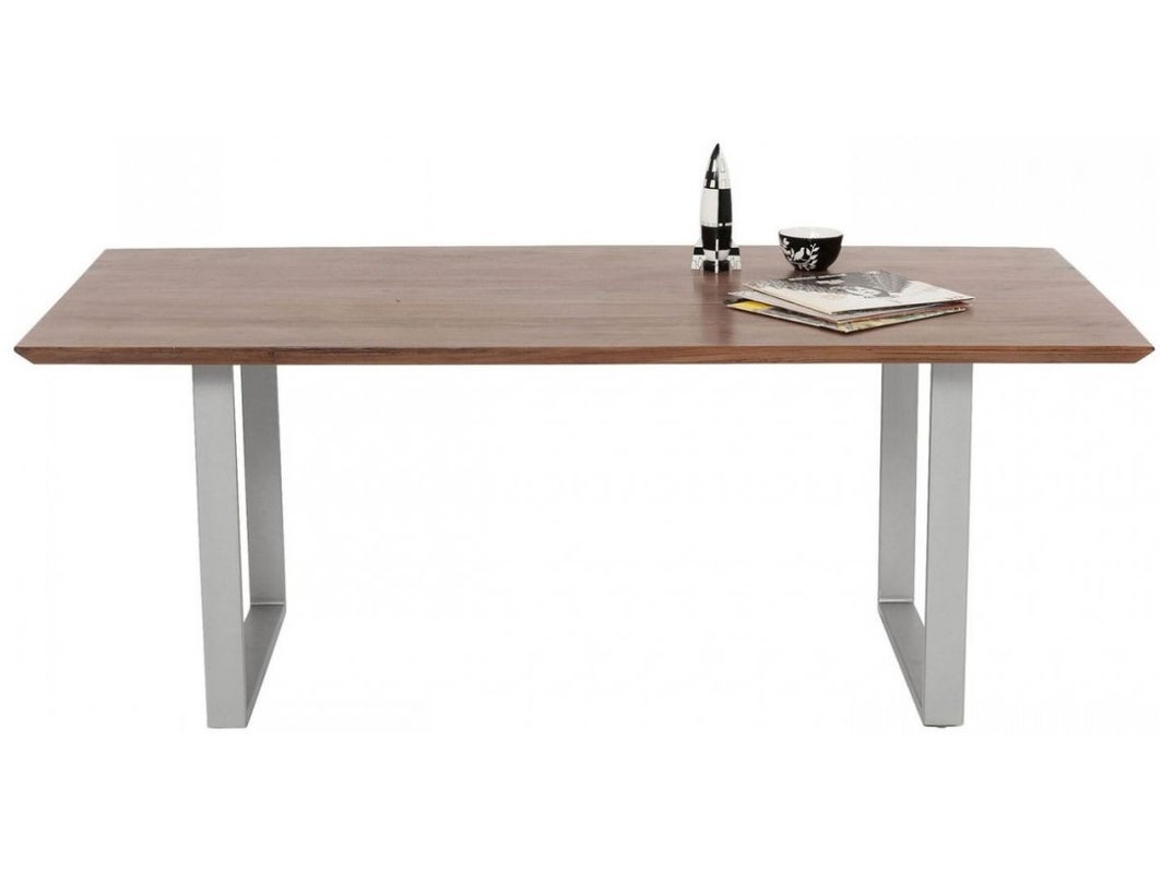 Table Symphony Dark Silver 200x100