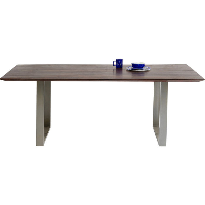 Table Symphony Dark Chrome 180x90