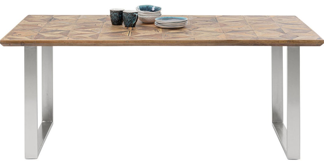 Table Stars Chrome 180x90cm