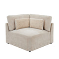 VIDA Living Addie Modular Corner Sofa Natural