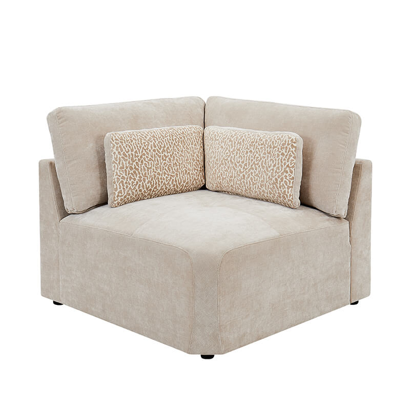 VIDA Living Addie Modular Corner Sofa Natural