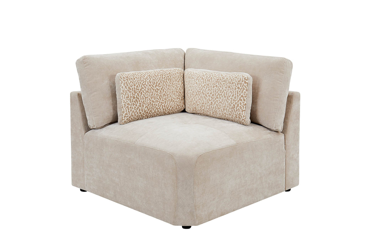 VIDA Living Addie Modular Corner Sofa Natural