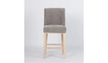 KL Anna Fabric Counter Stool Oak Legs