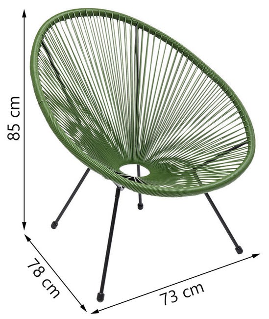 Armchair Acapulco Green