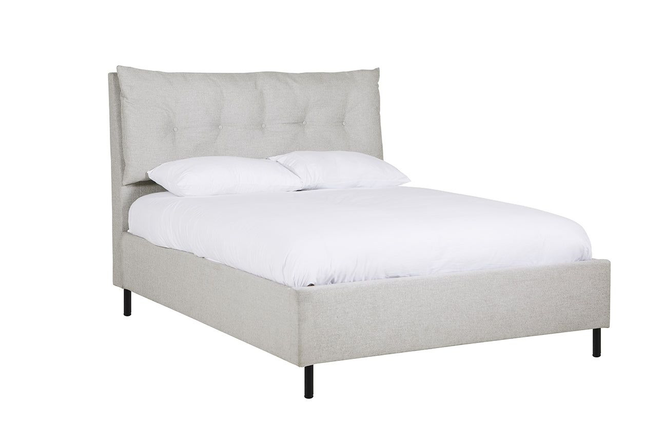 VL Avery Ottoman 4ft6 Double Bed Silver