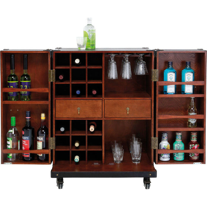 Trunk Bar Wardrobe Trunk Bar Colonial Medium – Kian Furniture