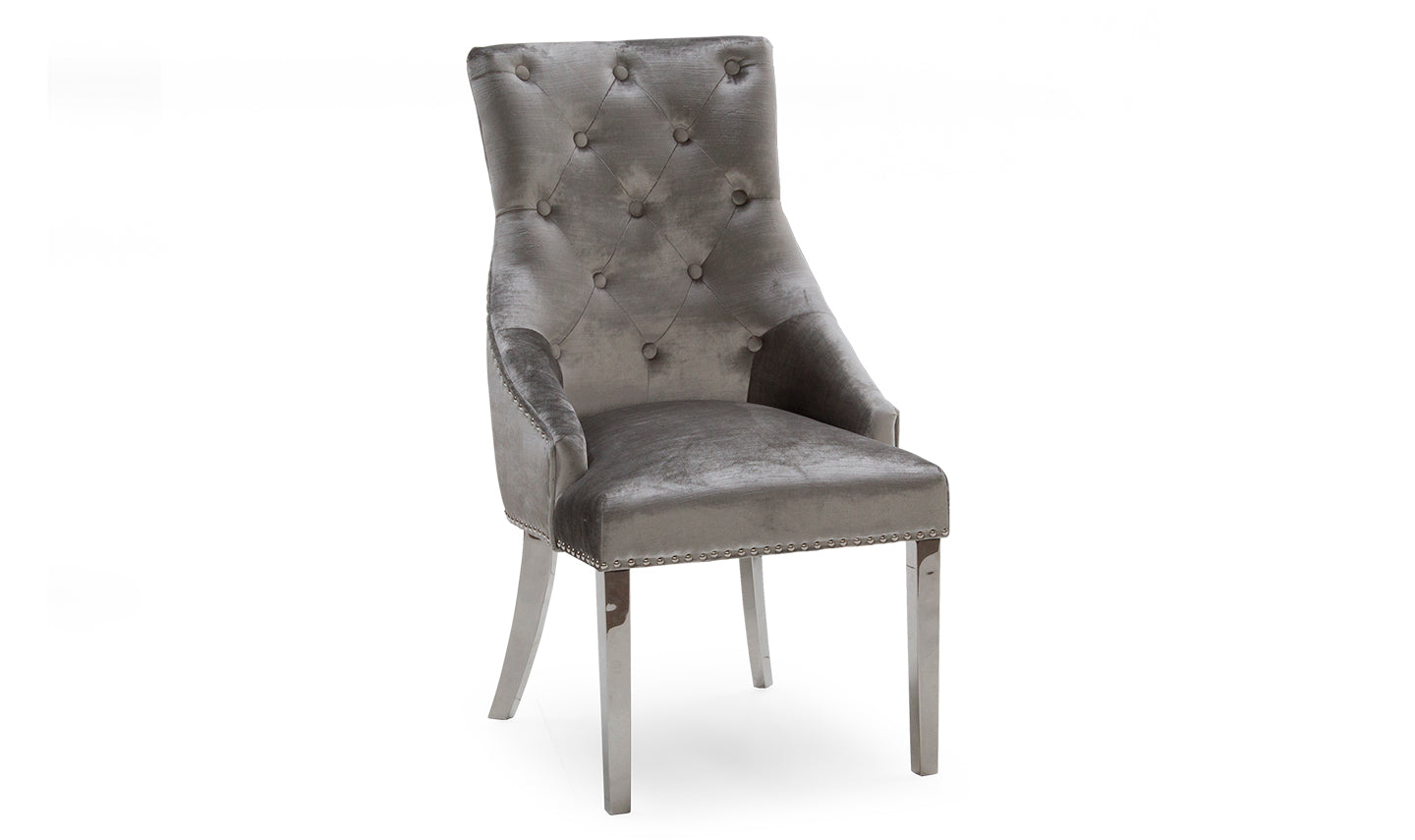 VL Belvedere Dining Chair Pewter