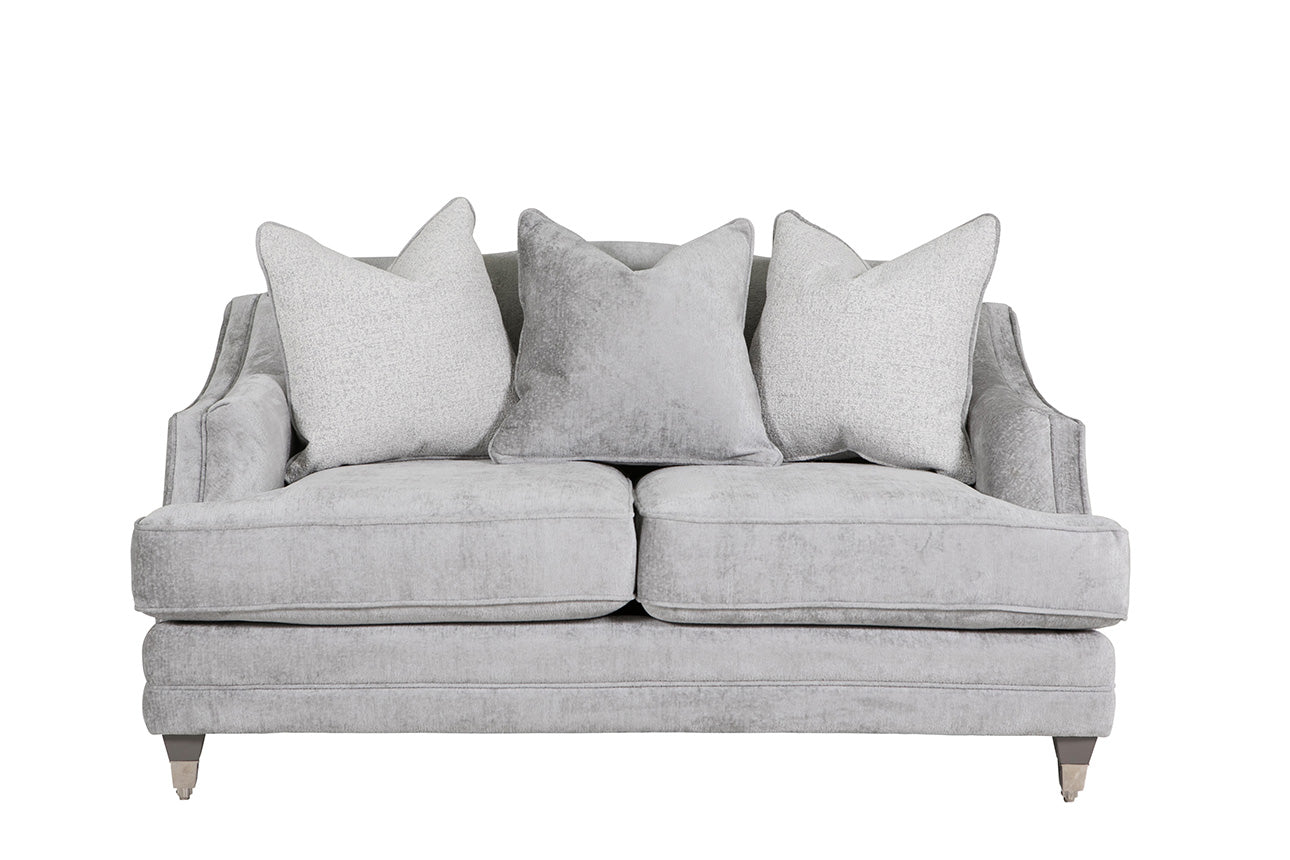 VL Belvedere 2 Seater Sofa Silver