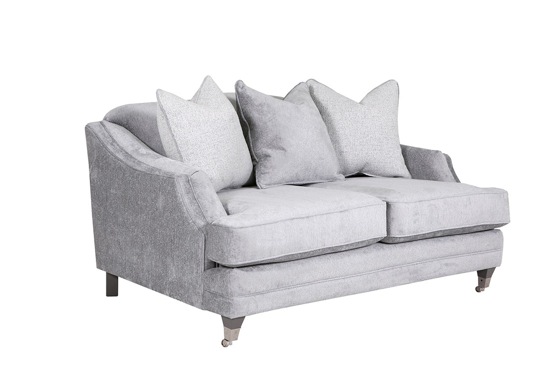 VL Belvedere 2 Seater Sofa Silver