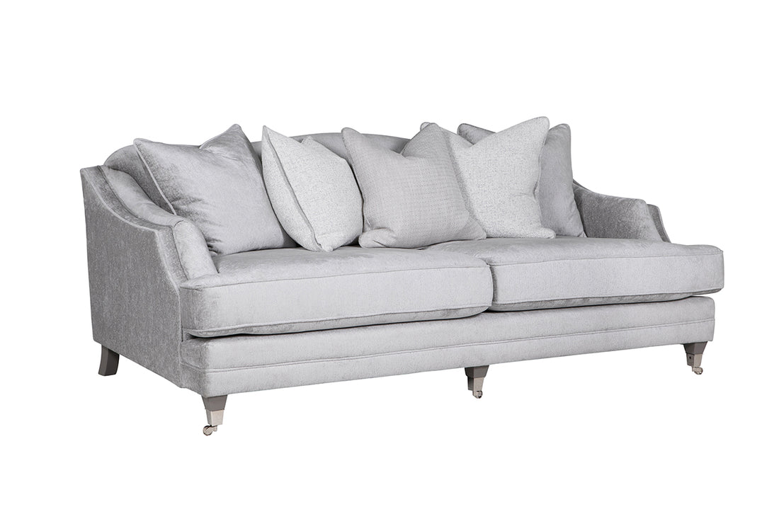 VL Belvedere 4 Seater Sofa Silver