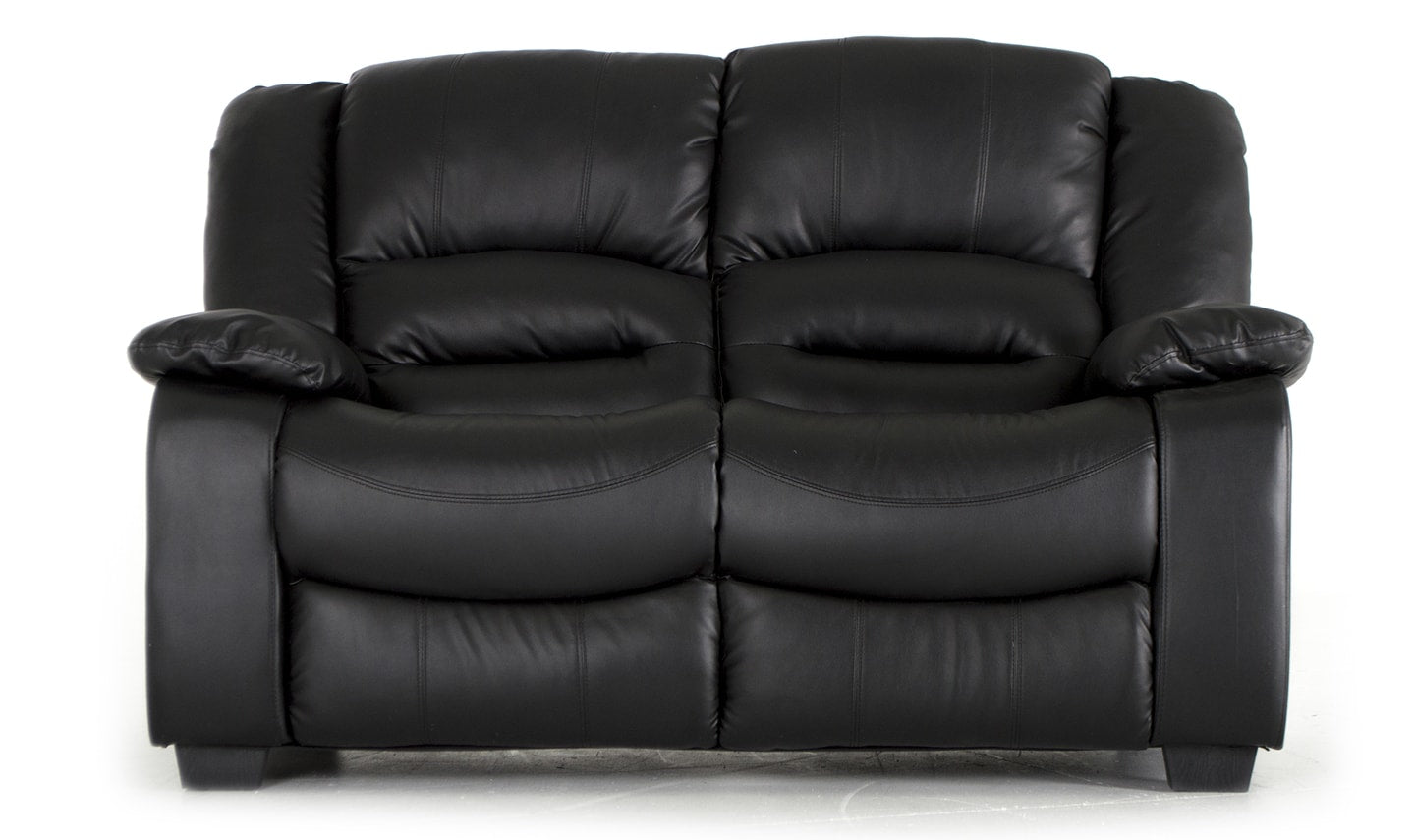 VL Barletto 2 Seater Sofa Black