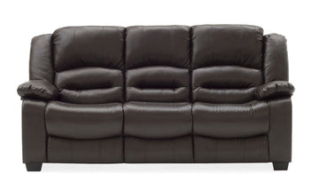 VL Barletto 3 Seater Sofa Brown