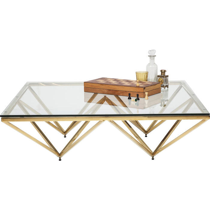 Coffee Table Network Gold 105x105cm - Kian Furniture