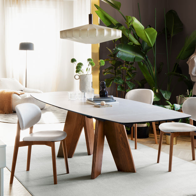 Connubia Victor Extending Dining Table Ceramic Top