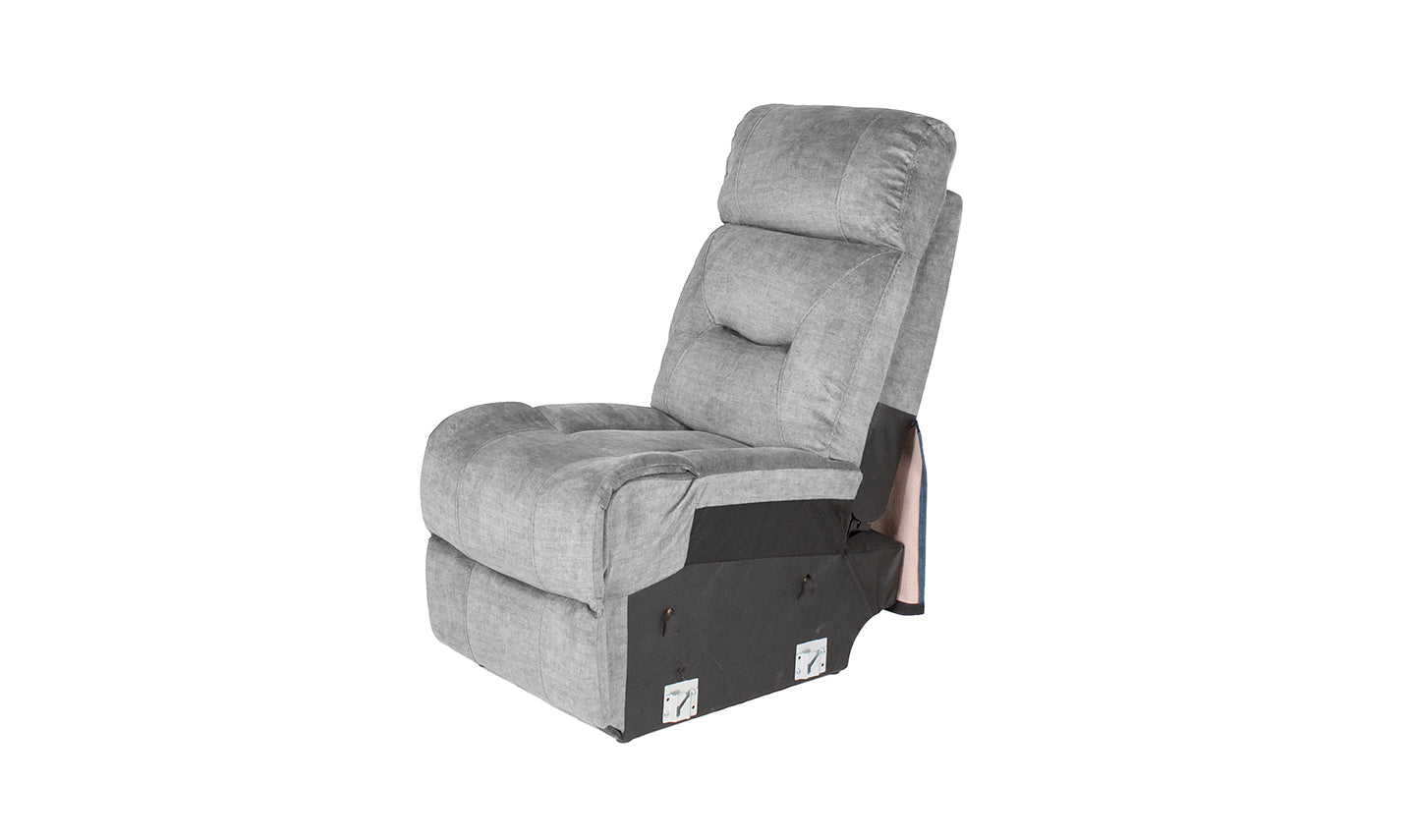 VL Dudley Corner Group Armless Static 1 Seater - Grey
