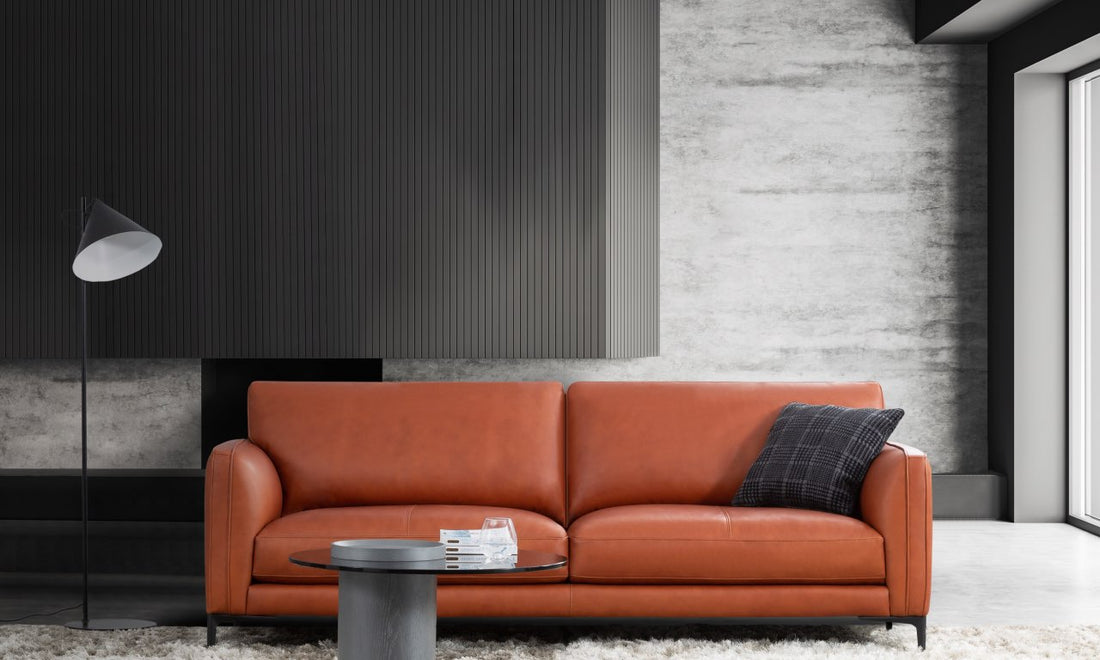 black sofa modern