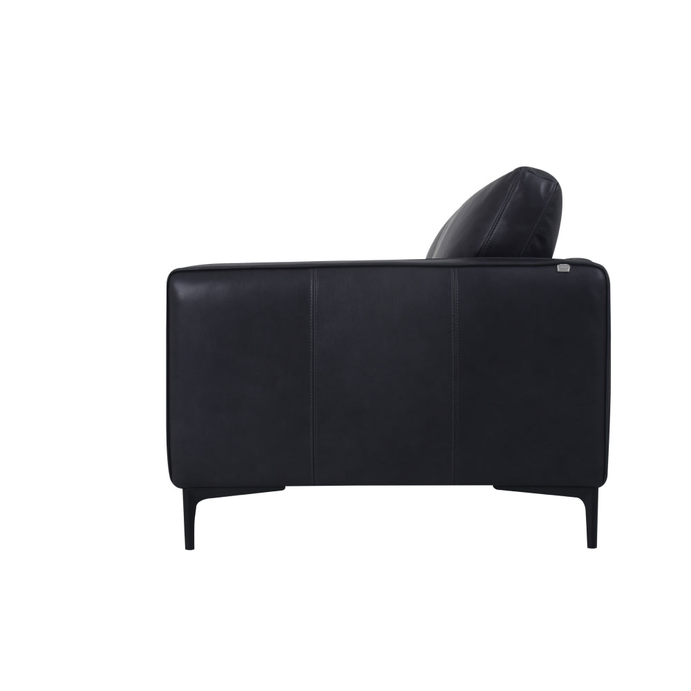 Domicil Empire Stationary Sofa with Metal Legs
