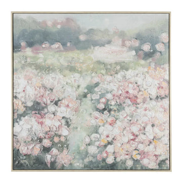 Scatterbox Art Viridis Green/Pink - Nature Wall Art Painting Collection