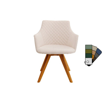 Swivel Chair with Armrest Coco Wood Cat 1 Ind